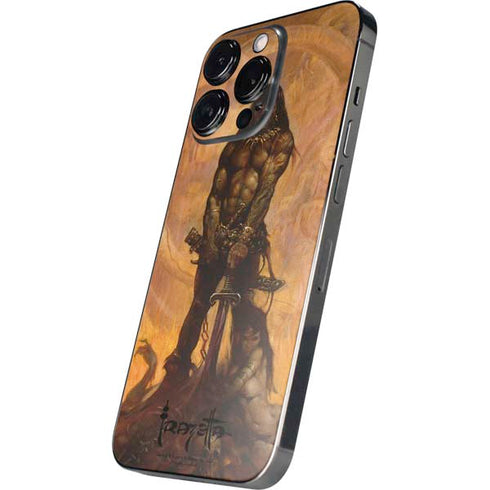 Frazetta Barbarian iPhone 14 Pro Skin